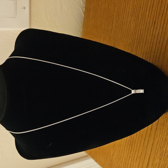 Women's 18kt White Gold Diamond Pendant Necklace, Bailey, Banks & Biddle - Picture 8 of 9